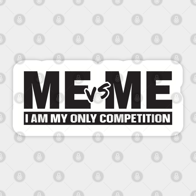 Me vs Me Sticker by UrbanLifeApparel